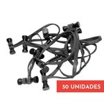 Elásticos Abotoáveis Magic Ties Preto - 50 Unidades