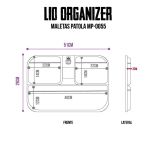 Lid Organizer Organizador de Tampa de Maletas Patola MP-0055