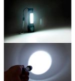 Lanterna LED Tática Recarregável USB com Case