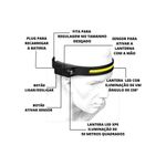 Lanterna de Cabeça com Sensor de Movimento