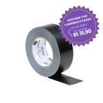 Fita Silver Tape Preta 48mm X 50m Alltape