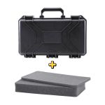 Case Rígido Patola MP-0015 Preto + Espuma Micro Serrilhada
