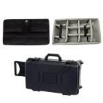 Kit Case Patola MP-0055 Preto + Lid Organizer + Divisória Organizadora Cinza