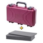 Case Rígido Patola MP-0015 Vinho + Espuma Micro Serrilhada