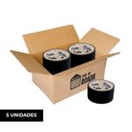 Fita Gaffer Preta 48mm X 5m Casa do Roadie - 5 Unidades