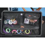 Kit Divisória para Cases Preto MP-0060 + LID Organizador Tampas