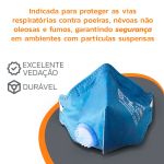 Máscara Air  Safety PFF1S Com Válvula Azul C.A 38951