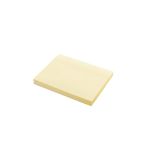 Bloco Adesivo 76mm x 102mm  Amarelo Neon  com 1 bloco - 100 folhas