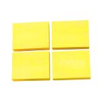 Bloco Adesivo 38mm x 50mm  Amarelo Neon com 4 blocos 100 folhas cada 
