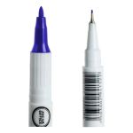 Caneta Marcador Para Retroporjetor & CD Ponta Dupla Azul Jocar