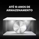 Bateria Botão de Lítio 3V CR2032 Duracell - Cartela Com 5un