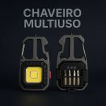 Lanterna Mosquetão Led Tática Multifunção 5 em 1