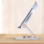 Suporte para Tablet e iPad em Acrillico com Base Giratória 360º Dobrável