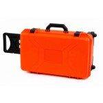 Case Rígido Patola MP-0055 Laranja Fluorescente com Rodas