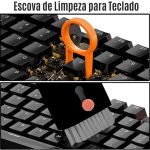 Kit Limpeza para Fone In Ear Teclados e Telas 10 em 1