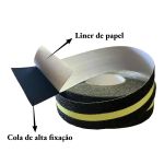 Fita Antiderrapante com Faixa Fotoluminescente 48mm x 20m