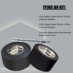 Kit Roadie Faixa Preta - Super Larga 