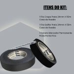 Kit Roadie Faixa Preta - Fine Line