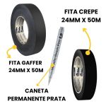Kit Roadie Faixa Preta - Fine Line