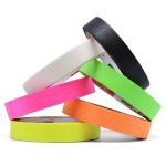 Kit Fita Crepe Neon 6 Cores + 5 Fitas Crepe Preta 48mm x 50m