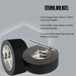 Kit Roadie Faixa Preta - Basic
