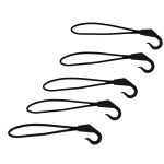 Kit com 5 Elásticos com Gancho Organizador Bungee Hook 15cm