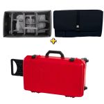 Kit Case MP-0055 Verdmelha  + Lid Organizer Notebook + Divisória Organizadora