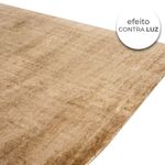 Tapete de Sala Grande de Pelo Curto e Toque Macio Faium Taupe 1,40x200