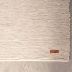 Tapete Artesanal Trama Basic Grande para Sala Mesclado Areia 200x300