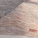 Tapete Artesanal Trama Basic para Sala Mesclado Caramelo 200x350