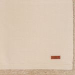 Tapete Passadeira Artesanal de Algodão Trama Basic Liso Cru 80x150