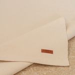Tapete Passadeira Artesanal de Algodão Trama Basic Liso Cru 80x150