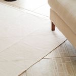 Tapete Artesanal Trama Basic Grande para Sala Liso Cru 200x200