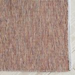 Tapete Artesanal Trama Basic Grande para Sala Mesclado Marrom 200x300