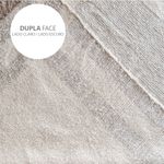 Tapete Artesanal Peludo Dupla Face Scandinavo Areia 200x250
