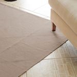 Tapete Artesanal Trama Basic Grande para Sala Liso Areia 150x250