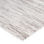 Tapete de Sala Turco Vallen Bead Estonado - Marrom e Cinza 250x300