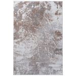 Tapete Sala Grande Perfil Baixo Coleção Caspian Estonado - Marrom 200x240