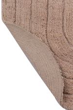 Tapete Viena Oval 50x80cm em Algodão 1200g/m2 Rosa
