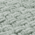 Tapete Antiderrapante Indiano Feito a Mão com Chenille Hawai - Verde 90x60