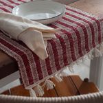 Trilho de Mesa em Algodão Lace Vermelho 150m