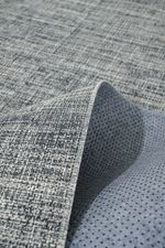 Tapete Passadeira Pratic 70x180 Mesclado Preto
