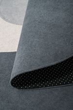 Tapete London Organico Cinza, Off White e Chumbo 200x250