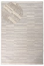 Tapete Turco Relex 160x230 Bege e Cinza