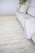 Tapete Sala Vivace Estonado Bege e Off White 140x200