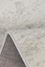 Tapete Sala Vivace Estonado Bege e Off White 140x200
