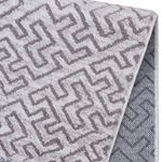 Tapete para Sala Grande Pelo Baixo Turco Sprit Off White Konya 200x250