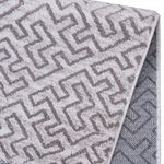Tapete para Sala Grande Pelo Baixo Turco Sprit Off White Konya 300x400