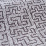 Tapete para Sala Grande Pelo Baixo Turco Sprit Off White Konya 300x400