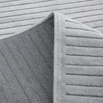 Tapete de Sala Ecenze Cotele Canelado Cinza 1,40x200